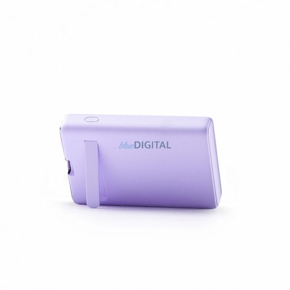 Powerbank Joyroom JR-PBM01 magnetic 10000mAh 20W cu suport + cablu Lightning - USB-C - violet