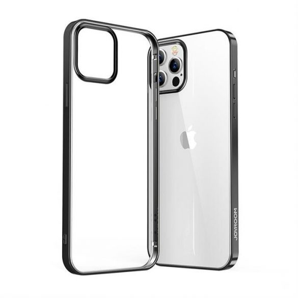 Joyroom New Beautiful Series Husă ultra subțire cu ramă galvanizată pentru iPhone 12 mini negru (JR-BP794)