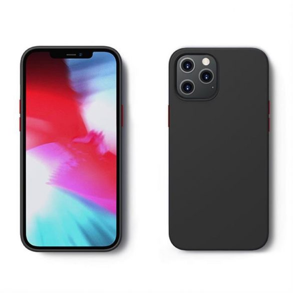 Husă Joyroom Color Series pentru iPhone 12 mini neagră (JR-BP798)