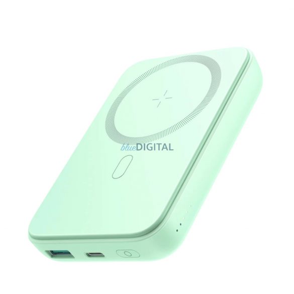 Powerbank Joyroom JR-W020 20W 10000mAh MagSafe + cablu USB-A - USB-C 0,25 m - jasnozielony