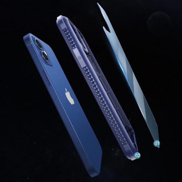 Husă durabilă din seria Joyroom Frigate pentru iPhone 12 mini verde (JR-BP770)