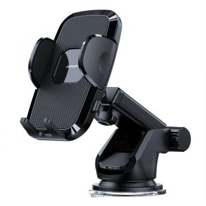 Joyroom suport mecanic pentru telefon auto cu braț reglabil pentru tabloul de bord negru (JR-ZS259)