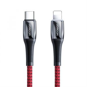 Joyroom USB tip C - cablu Lightning Putere de livrare 20W 2.4A 1.2m roșu (S-1224K2 roșu)