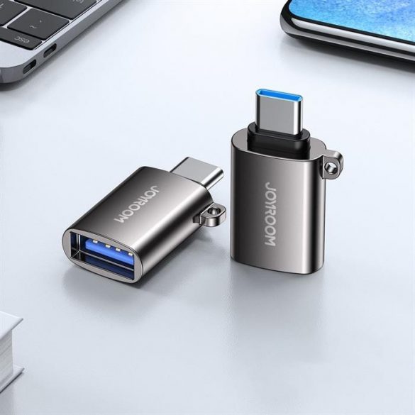 Joyroom USB 3.2 Gen 1 (Masculin) - USB Tip C (Feminin) adaptor negru (S-H151 Negru)