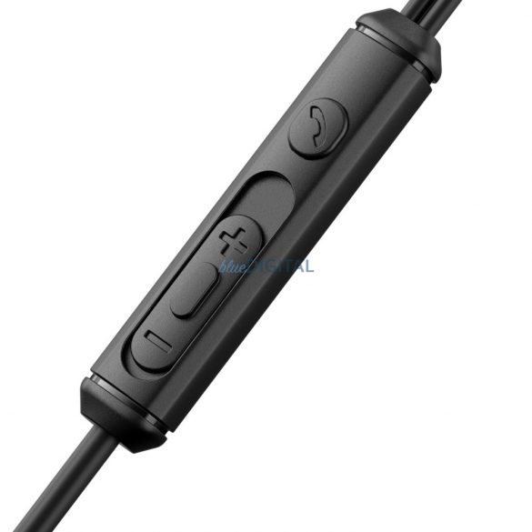 Joyroom Seria TYPE-C JR-EC07 USB-C căști in-ear metalice - negru