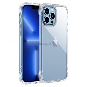 Joyroom Defender Series husă pentru iPhone 13 Pro Max Husă robustă cu cârlige kickstand transparent (JR-BP956)