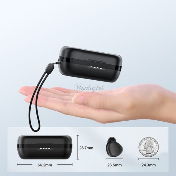 Joyroom TWS Bluetooth 5.1 300mAh căști fără fir negru (JR-TL1 Pro)