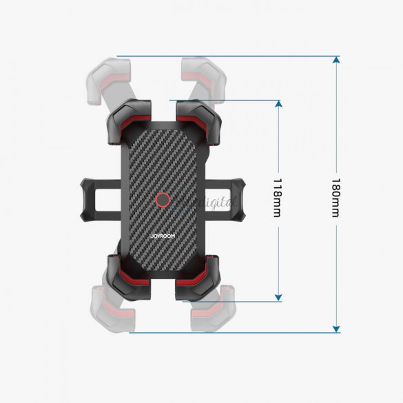 Joyroom suport negru pentru telefon pentru motocicletă (JR-ZS288-m)