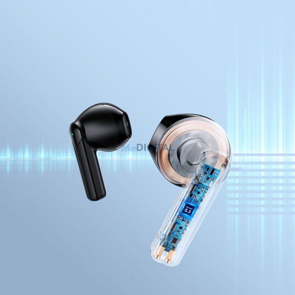 Joyroom TWS Earphones Wireless ENC Waterproof IPX4 Bluetooth 5.3 Negru (JR-TL11)