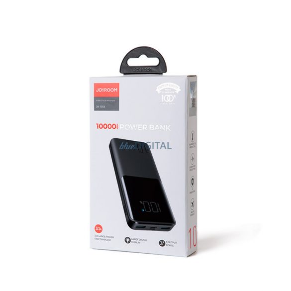 Power bank Joyroom 15W 10000mAh PD QC3.0 AFC negru (JR-T013)