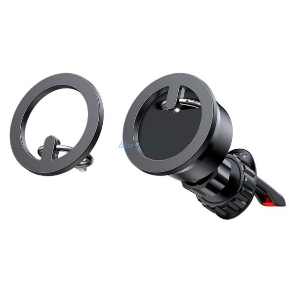 Kit Joyroom Suport auto magnetic multifuncțional suport telefon inel negru (JR-ZS294)