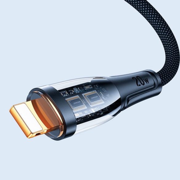 Cablu de încărcare rapidă Joyroom cu comutator inteligent USB-A - Lightning 2,4A 1,2m negru (S-UL012A3)