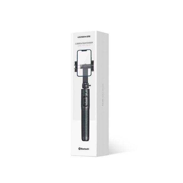 Selfie stick / stâlp telescopic cu suport și telecomandă Bluetooth 1,5 m Ugreen LP586 - negru