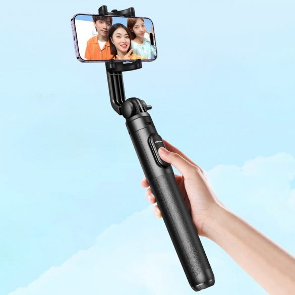 Selfie stick / stâlp telescopic cu suport și telecomandă Bluetooth 1,5 m Ugreen LP586 - negru