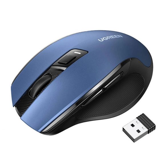 Mouse USB optic wireless Ugreen MU006 2,4 GHz 4000 DPI - albastru