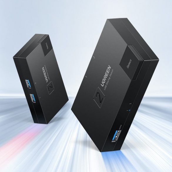 Comutator USB 3.0 comutator bidirecțional Ugreen CM618 - negru