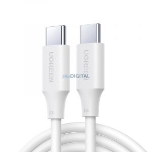 Cablu PD Ugreen US562 USB-C / USB-C 100W 1m - alb