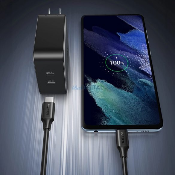 Cablu de încărcare rapidă Ugreen US562 USB-C la USB-C PD 1,5 m negru