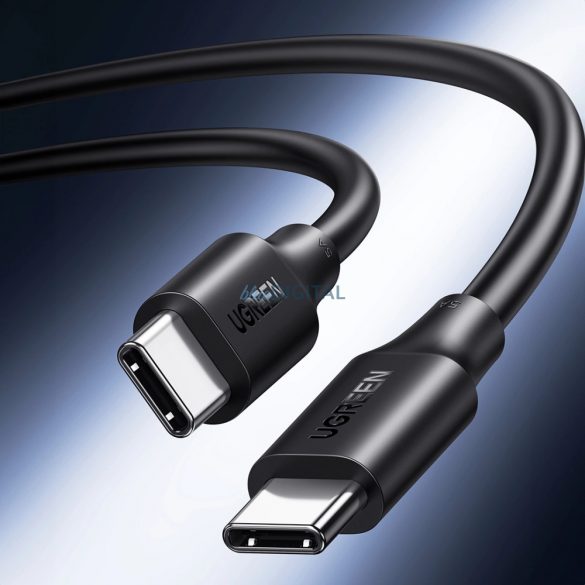 Cablu de încărcare rapidă Ugreen US562 USB-C la USB-C PD 1,5 m negru