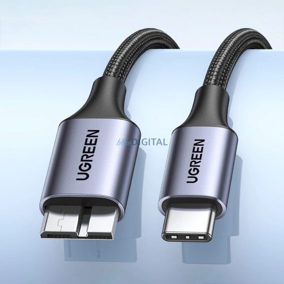 Cablu USB C / micro USB-B 3.0 Ugreen US565 5Gb/s 3A 0.5m - gri