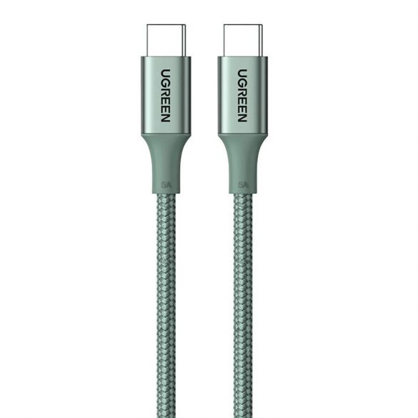 Ugreen US316 15310 Cablu PD USB-C / USB-C 100W 1m - verde