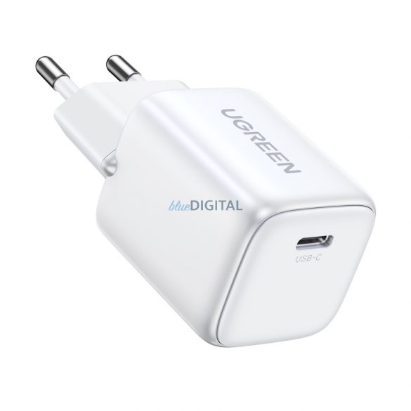 Încărcător rapid GaN USB C 30W PD Ugreen Nexode Mini - alb