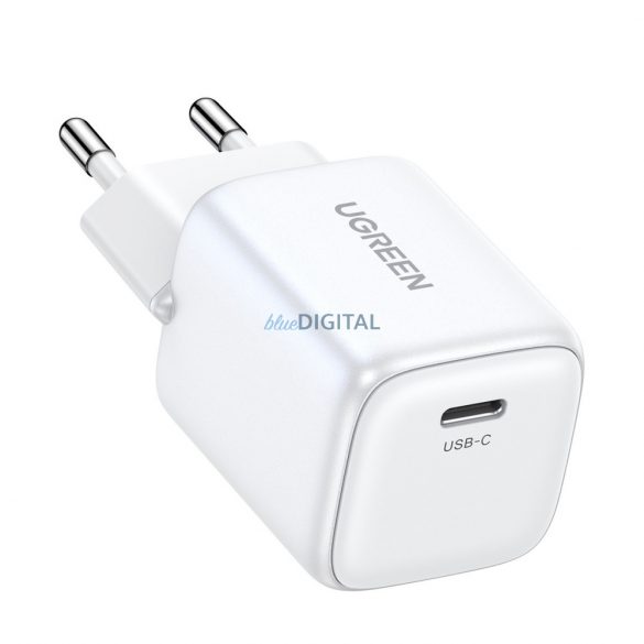 Încărcător rapid GaN USB C 30W PD Ugreen Nexode Mini - alb