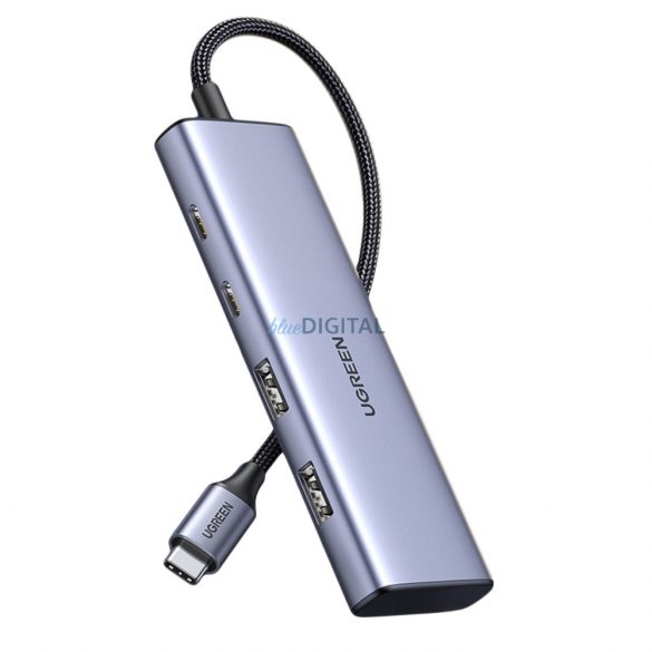 HUB USB-C - 2 x USB-A / 2 x USB-C 20 cm Ugreen CM473 - gri