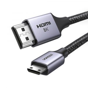 Cablu mini HDMI - HDMI Ugreen HD163 8K 2m - gri