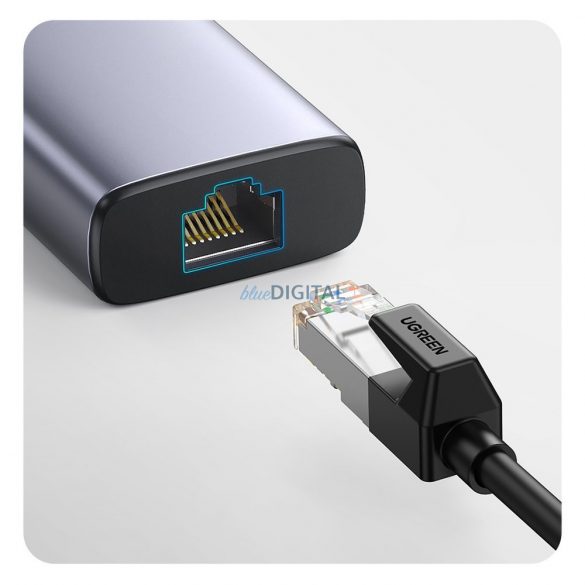 HUB multifuncțional 5in1 USB-C - HDMI 1.4 / 3 x USB-A / USB-C PD 100W Ugreen CM511 - gri