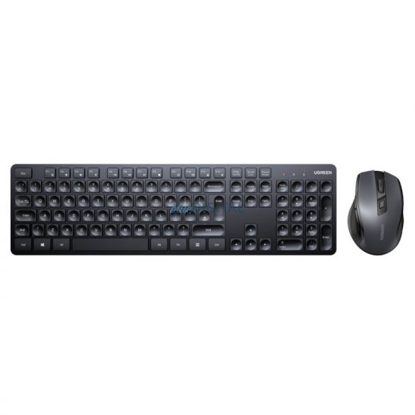 Set mouse și tastatură wireless Ugreen MK006 2,4 Ghz - negru