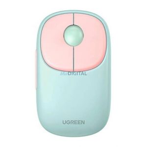 Mouse fără fir Ugreen MU102 FUN+ Bluetooth / 2,4 GHz - roz