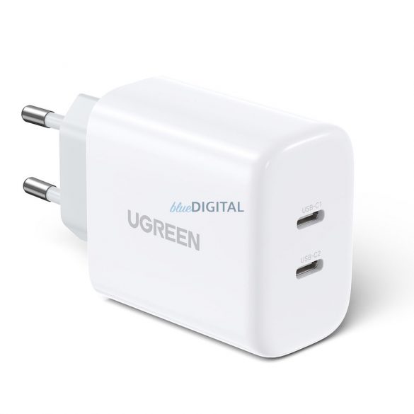 Încărcător Ugreen 2x USB Type C 40W Power Delivery alb (10343)