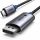 Cablu Ugreen CM556 cu conectori USB-C și DisplayPort 8K, 1 m lungime - gri