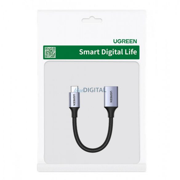 Ugreen Cablu adaptor OTG USB-C (male) - USB-A (female) 5Gb/s 0.15m negru (US378)