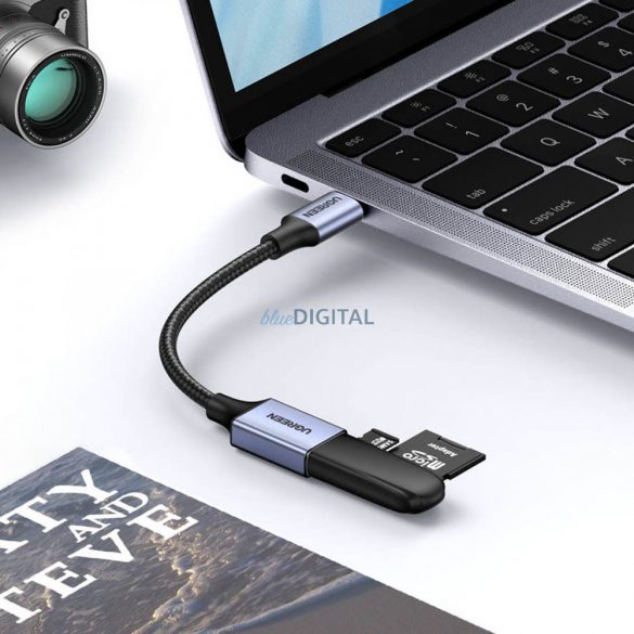 Ugreen Cablu adaptor OTG USB-C (male) - USB-A (female) 5Gb/s 0.15m negru (US378)