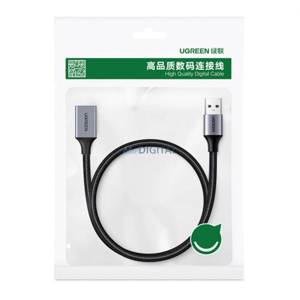 Cablu Ugreen US115 USB-A (mascul) / USB-A (fema) 5Gb/s 5m - negru