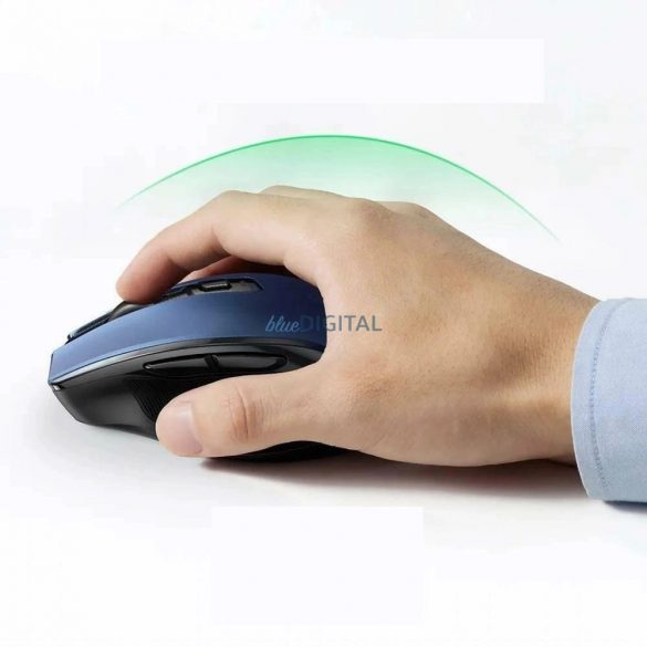 Mouse optic wireless Ugreen MU006 USB 2.4GHz / Bluetooth 5.0 4000 DPI - albastru