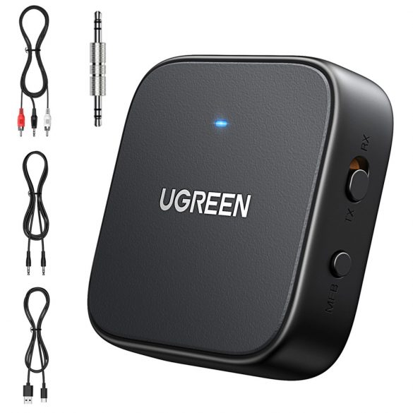 Transmițător/receptor audio Bluetooth 5.2 Ugreen CM667 35223 - negru