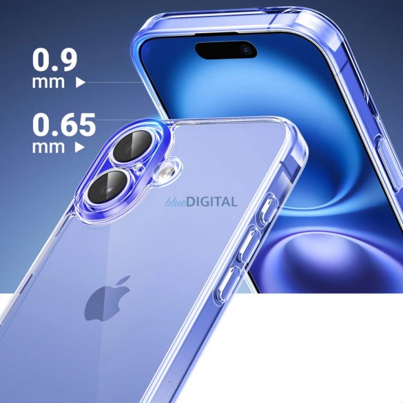 Husă Ugreen Classy Clear pentru iPhone 16 - transparentă