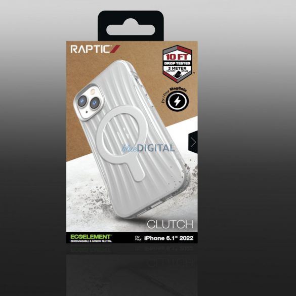 Husă Raptic Clutch iPhone 14 cu capac din spate MagSafe transparent