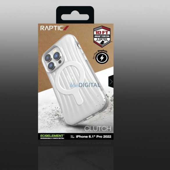 Husă Raptic Clutch iPhone 14 Pro cu capac din spate MagSafe transparent