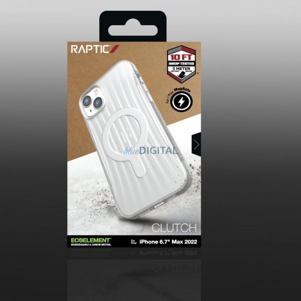 Husă Raptic Clutch iPhone 14 Plus cu capac din spate MagSafe transparent