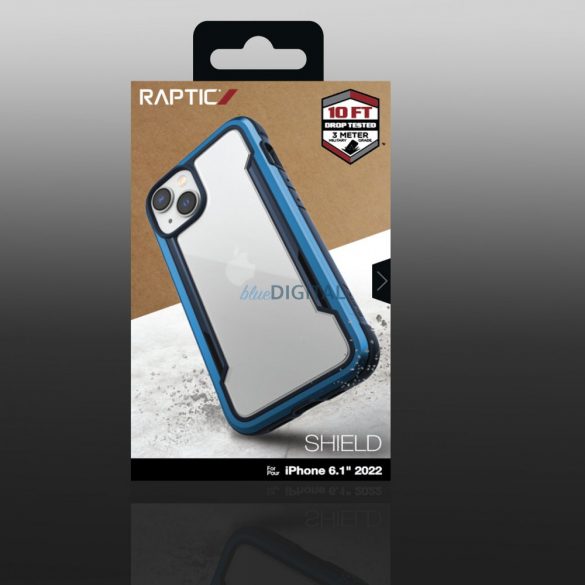 Husa Raptic Shield Husa blindata iPhone 14 albastra