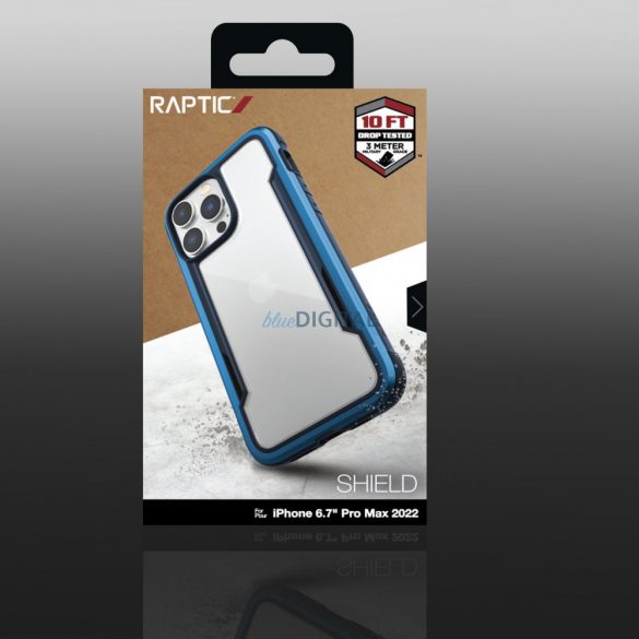 Husa Raptic Shield pentru iPhone 14 Pro Max husa blindata albastra