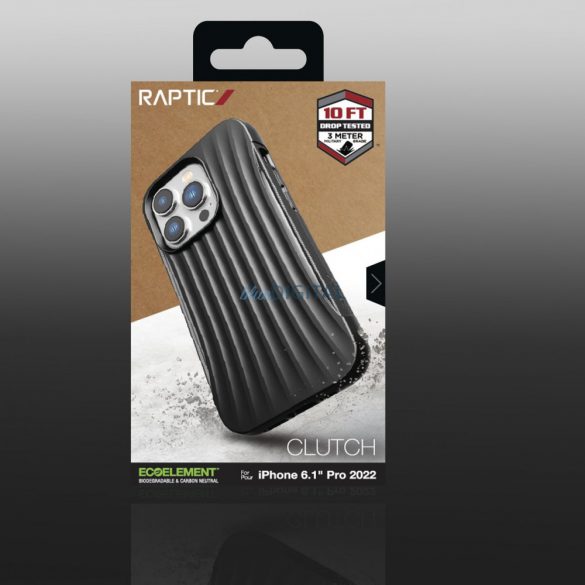 Husă Raptic Clutch pentru iPhone 14 Pro, neagră