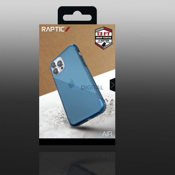 Husa Raptic X-Doria Air pentru iPhone 14 Pro husa blindata albastra