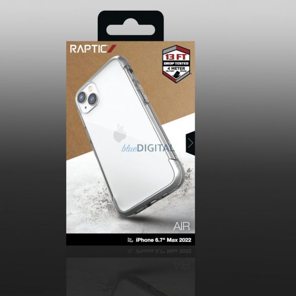 Husa Raptic X-Doria Air pentru iPhone 14 Plus husa blindata argintie