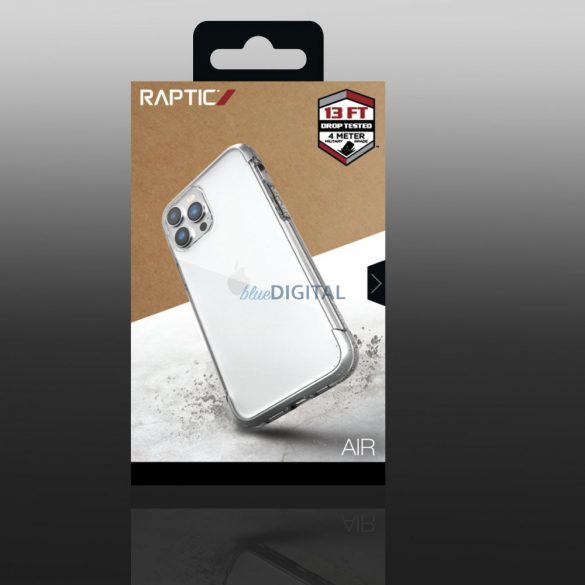 Husa Raptic X-Doria Air pentru iPhone 14 Pro Max husa blindata argintie