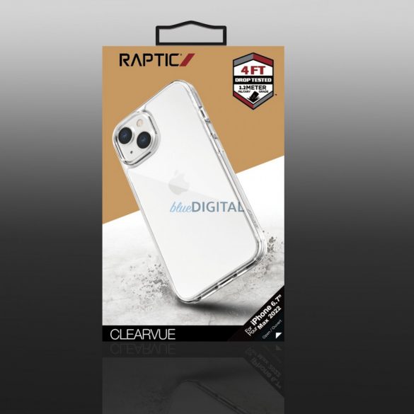 Husa Raptic X-Doria Clearvue iPhone 14 Plus husa din spate transparenta